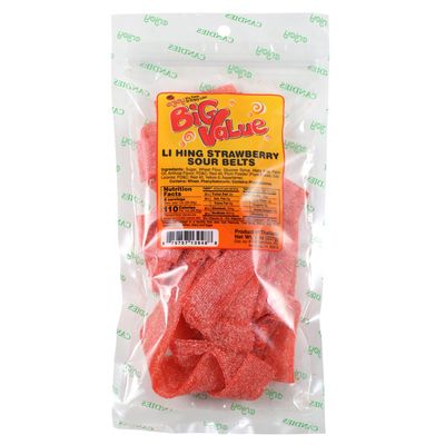 Enjoy Li Hing Strawberry Sour Belts (8 ounce)