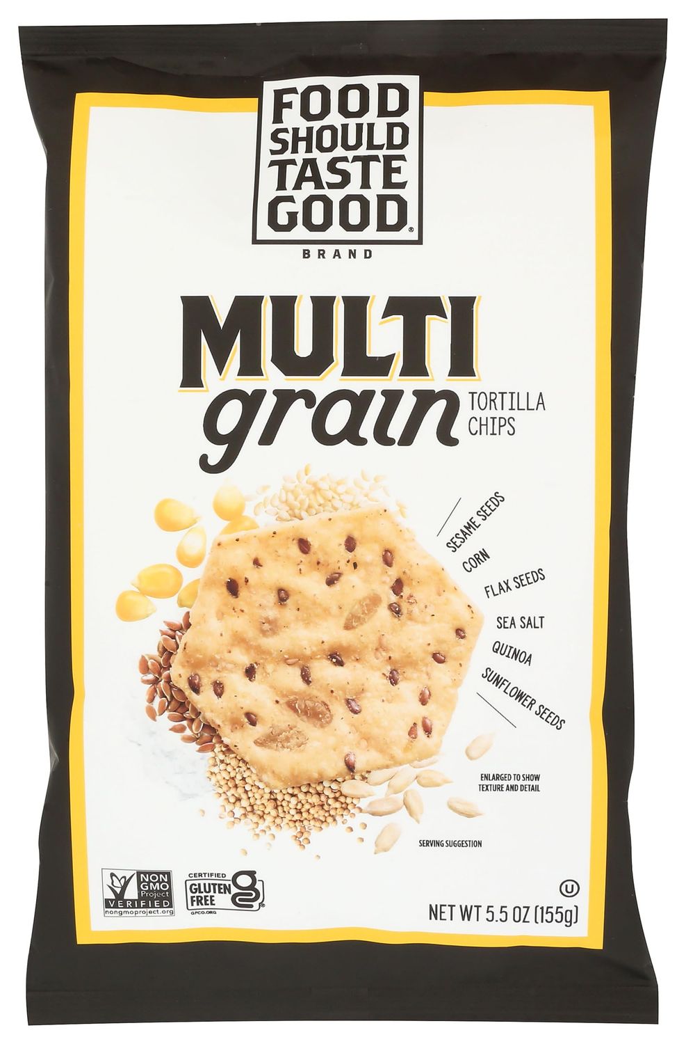 FOOD SHOULD TASTE GOOD Multigrain Tortilla Chips, 5.5 OZ