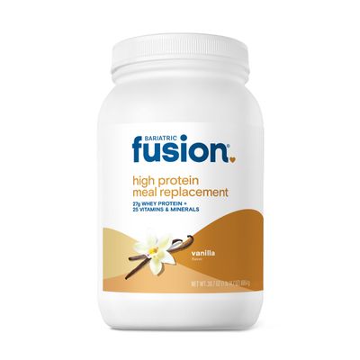 Bariatric Fusion Vanilla High Protein Meal Replacement Shake  27g Whey Isolate Bariatric Protein Powder  Lactose Free Whey Protein Powder  Gluten and Sugar Free  21 Servings