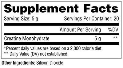 Metabolic Nutrition Creatine, 100 Grams, Powder