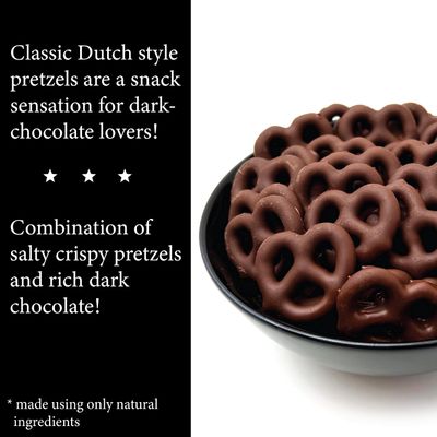 Dark Chocolate Covered Pretzels (12-Ounce Bag)