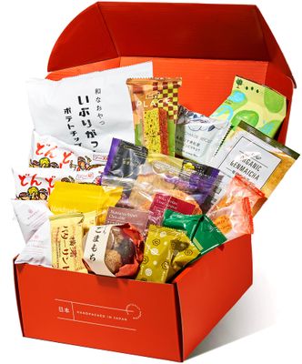Bokksu Seasons of Japan Snack Box - 1-Piece Tea  22-Piece Snacks from Japan - Authentic Japanese Food Box with Cookies, Chips, Mochi, Crackers, Tea, and More