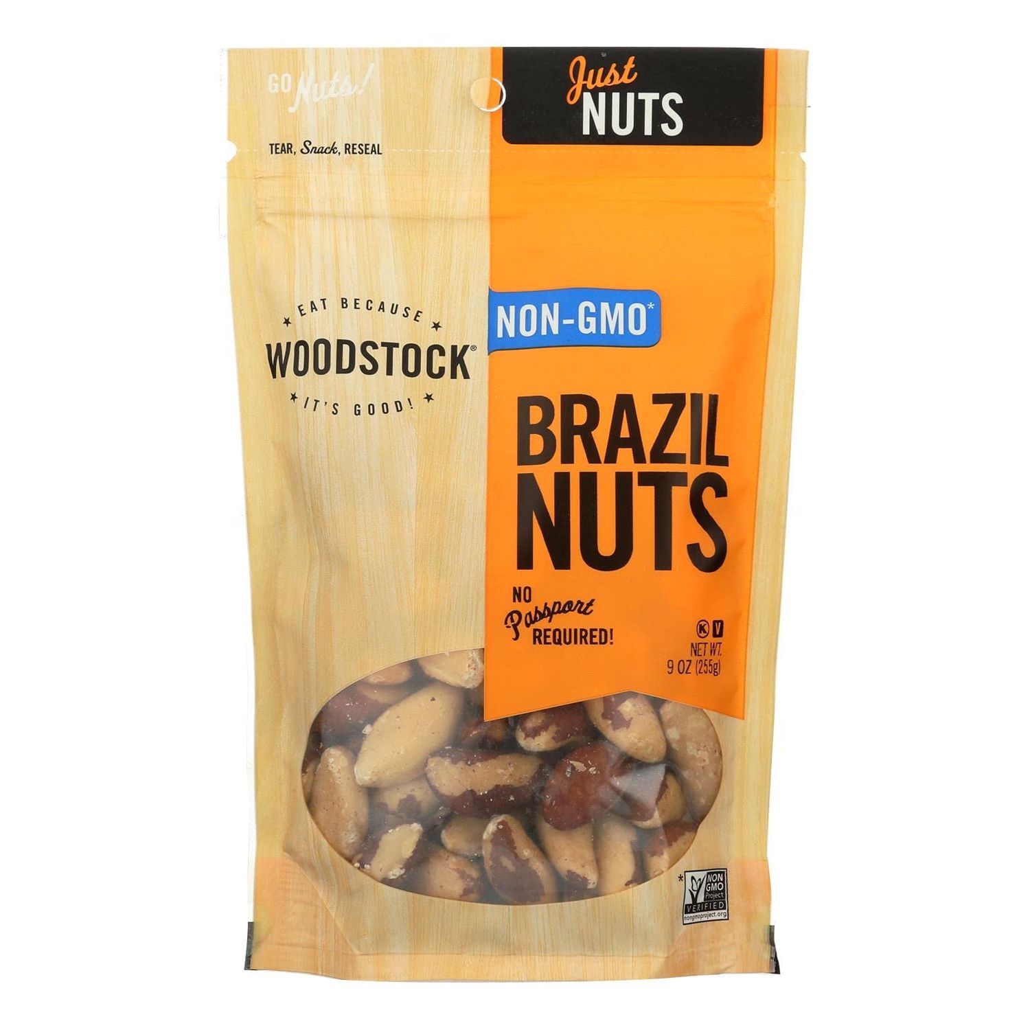 All Natural Brazil Nuts 9 Ounces (Case of 8)
