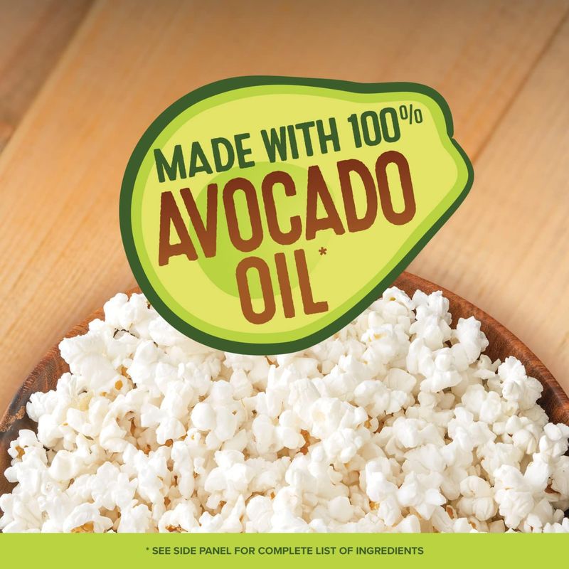 Orville Redenbacher's Avocado Oil &amp; Sea Salt Microwave Popcorn - Gourmet Snack Pack of 12 Mini Bags (1.2 oz Each)  No Artificial Preservatives  Create Sticker