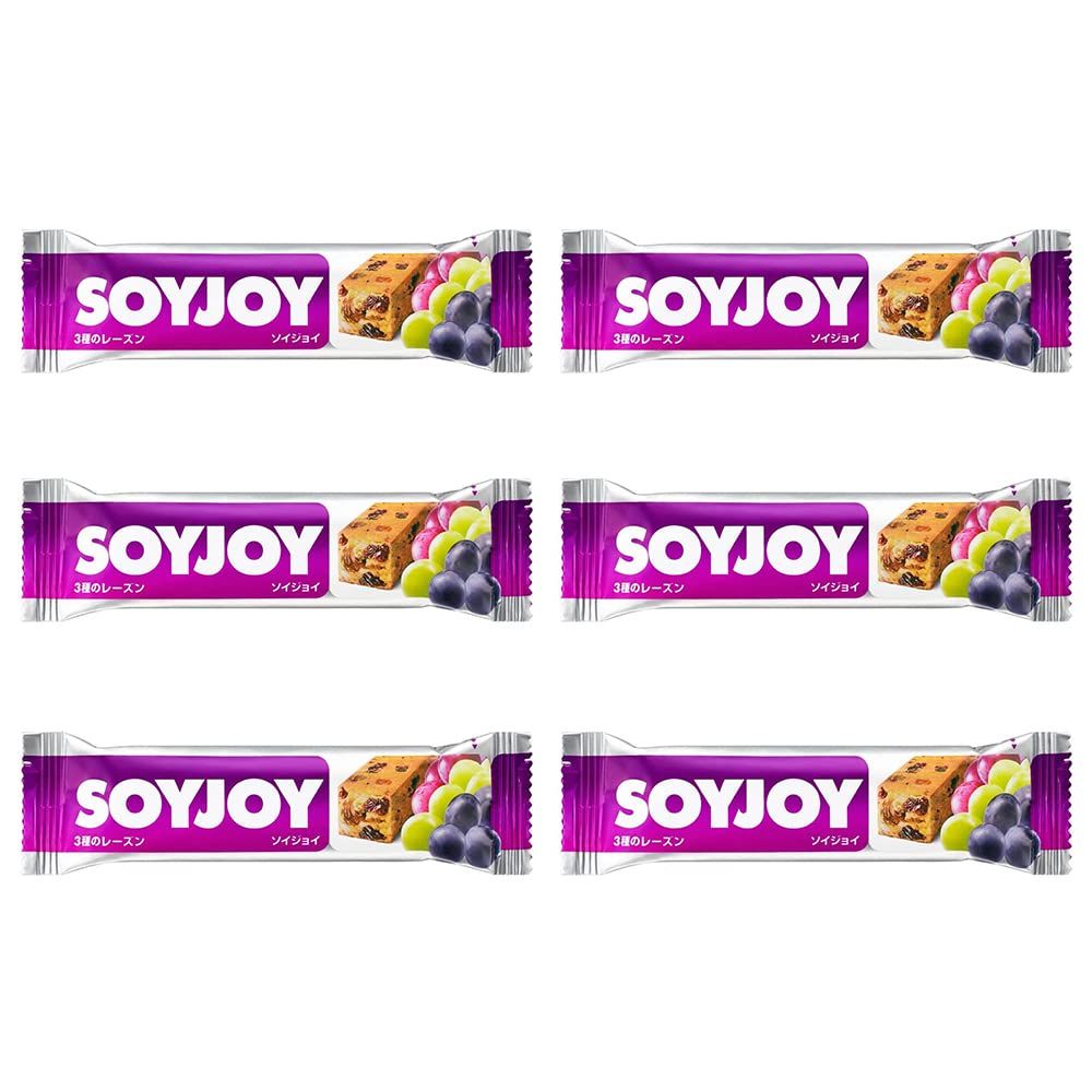 SOYJOY 3Kinds Of Raisins 1.1oz 6pcs Japanese Snack Ninjapo