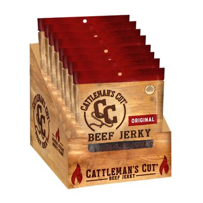 Cattleman&#39;s Cut Original Beef Jerky, 2.5 Ounce (Pack of 8)
