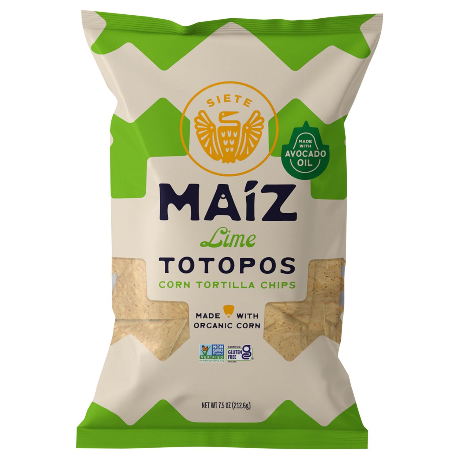 Siete Maiz Lime Corn Totilla Chips 7.5 OZ