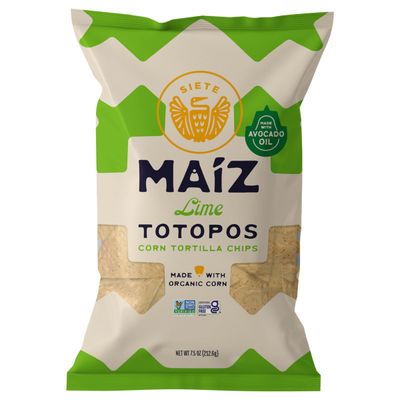 Siete Maiz Lime Corn Totilla Chips 7.5 OZ