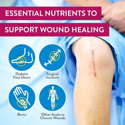 Juven Therapeutic Nutrition Drink Mix Powder for Wound Healing Support, Includes Collagen Protein, Orange, 30 Count