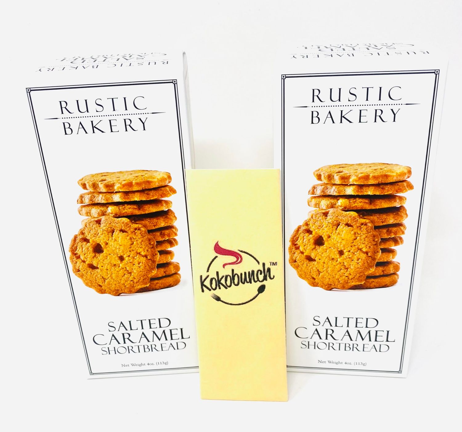 RusticBakery Salted Caramel Shortbread Cookie 2-4 oz PACK