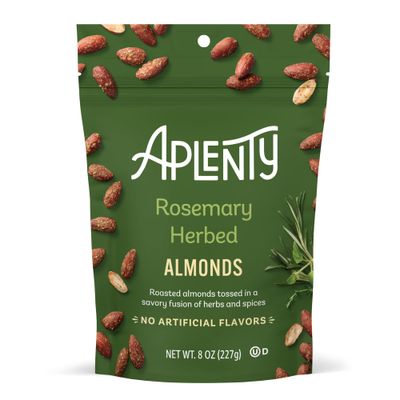 Amazon Brand, Aplenty Rosemary Herbed Almonds, 8 Oz