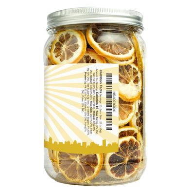 Barrel Roll Bar Essentials USA Grown Dried Lemon Slices for Cocktails 4 Ounces of Large Dehydrated Lemons Lemon Cocktail Garnish Dried Fruit for Cocktails & Healthy Snacks Preservative Free