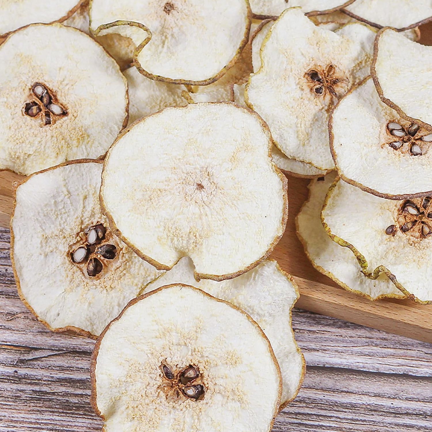 XCVFDVOR Pear Slices Dried pear slices - No Added Sugar Cake Decoration Cocktail Decoration Crafts(3.5oz/100g) (100g)