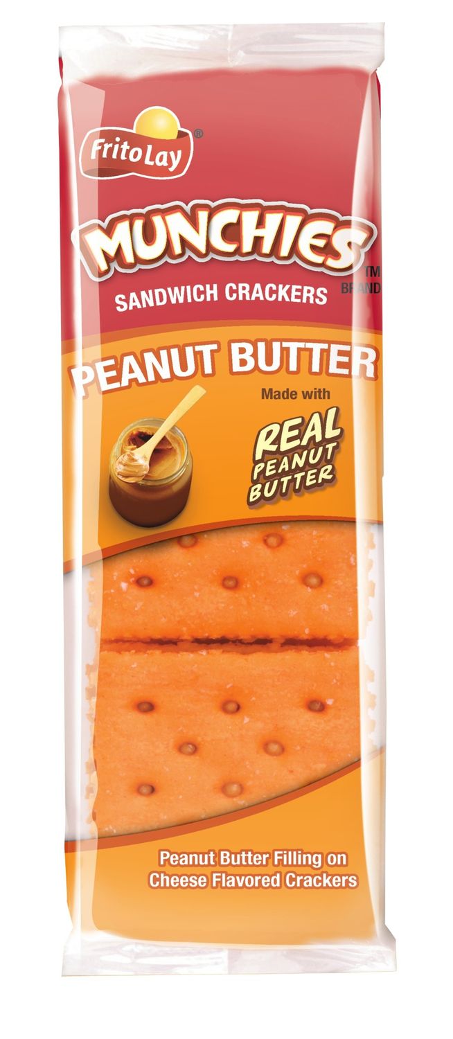 Munchies Peanut Butter on Cheese Crackers, 1.42 Ounce (Pack of 24)