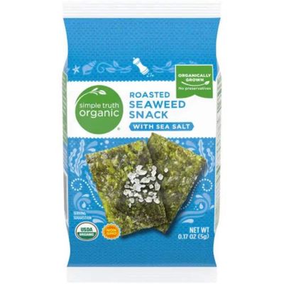 Simple Truth Organic Roasted Seaweed Snack With Sea Salt 6 - .17 oz/5 g Packs