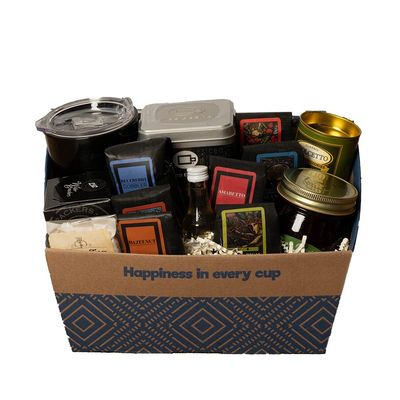 Gourmet Favorites  Coffee, Tea &amp; Gourmet Snacks Gift basket  Coffee Beanery