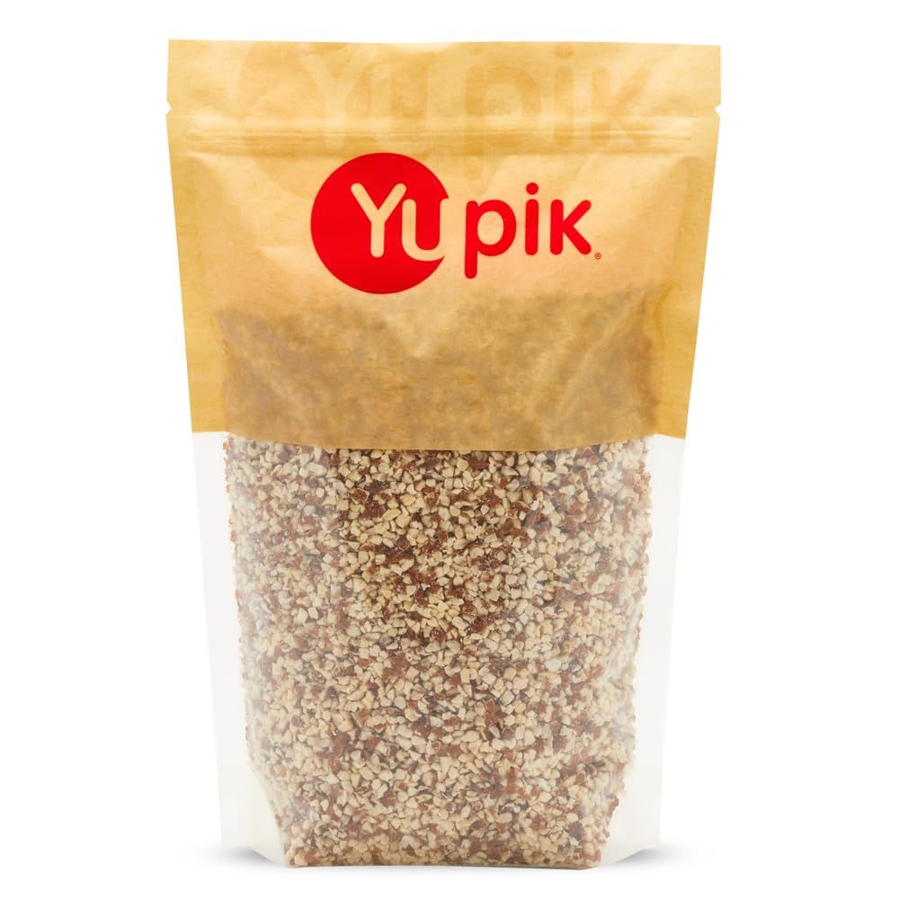 Yupik Blanched Diced Almonds, 2.2 lb (35.2 oz), Kosher, Unsalted, Skinless, Oil-Free, Chopped Nuts, Crunchy Snacks, Source of Fiber, Nut Topping &amp; Inclusion, Ideal for Baking &amp; Cooking