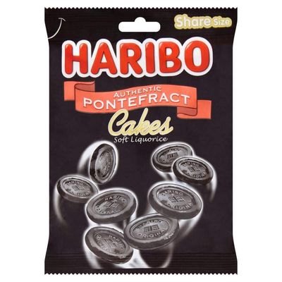 Original Haribo Authentic Pontefract Cakes Soft Liquorice Bag Imported From The UK England The Very Best Of British Dunhills Original Naturally Flavoured With Liquorice Root Extract