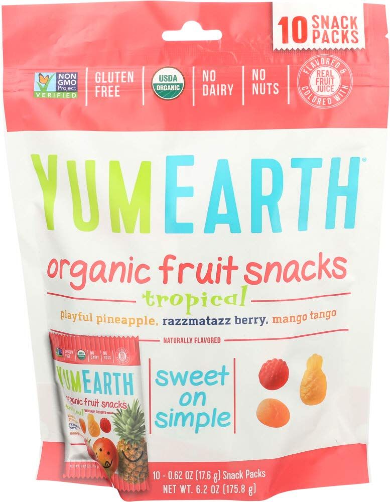 Yummyearth Fruit Snack-Asset 10 Pack, 6.2 oz