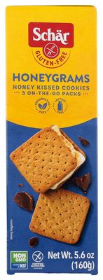 Schar Cookie Honeygrams, 5.6-ounce 4pack