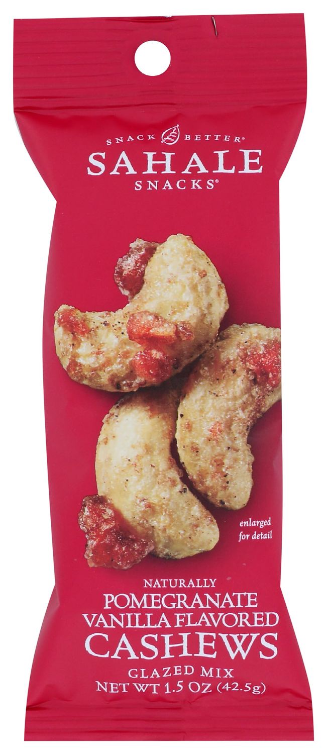Sahale Snacks Pomegranate Vanilla Cashews Glazed Mix, 1.5 Ounces