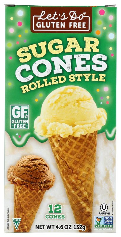 Let's Do, Sugar Cones, 4.6 Ounce