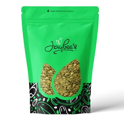Pumpkin Seeds Pepitas 2 Pounds Roasted &amp; Unsalted  Gluten-Free, Vegan Superfood  High-Protein, Keto-Friendly Snack  Resealable Bag for Freshness  Ideal for Salads, Baking &amp; Cooking  Jaybees Nuts