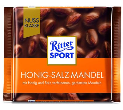Ritter Sport 100g - Pack of 5 - (Honey Salt Almonds)