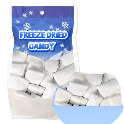 Freeze Dried Airheads Air Taffy Candy White Mystery Flavour Snack Sour Treat Gift Tasty Intense Flavor Cut Bite Size Pieces Deliciously Freeze-Dried Candies Lightweight Resealable Bag