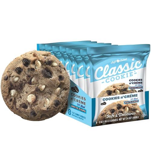 Classic Cookie, Soft Baked Cookie, Cookies n&#39; Creme 3oz, 8 Cookies