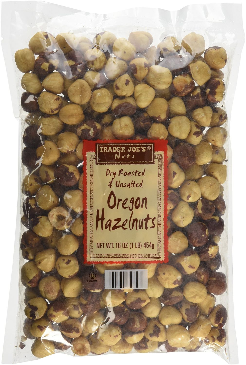 Trader Joe&#39;s Nuts Oven Roasted &amp; Unsalted Oregon Hazelnuts - 16oz Set of 2