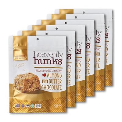 Heavenly Hunks Almond Butter Chocolate Chip - 6oz Bag (6 Pack)