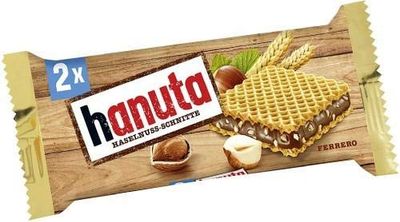 Hanuta Wafers Filled with Hazelnut Creme CASE 18x(2s)