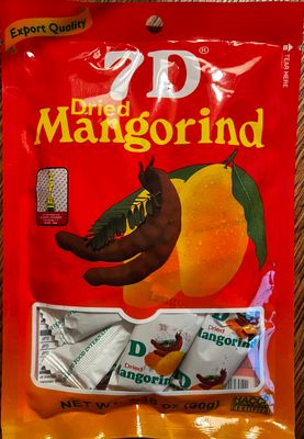 7D Dried Mangorind 90 Gram 5 Pack