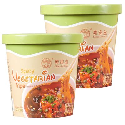 Vegan Konjac Shirataki Noodles, 2-Pack - Low-Calorie, Gluten-Free, Spicy Snack with Bold, Chili-Inspired Flavor, Perfect for Busy Lifestyles, Ready-to-Eat Instant Healthy Food