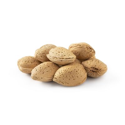 DELICE - Almonds In Shell  Grown and Packed in California  Fresh Buttery Taste and Easy to Crack  Whole, Raw and Unsalted  Natural Almonds in Resealable Bags!!! (1 LB)
