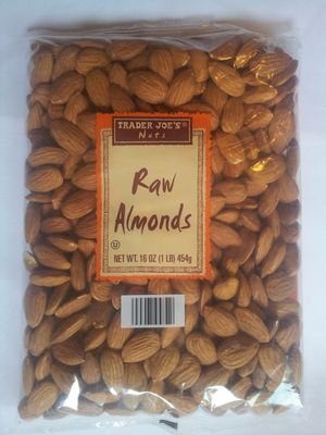 Trader Joe&#39;s Raw Almonds 16 Oz