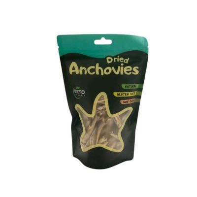 Dried Anchovies - 4oz (110g) - Delicious Seafood Snack,Very salty, High Protein. KETO Friendly, Non-Gmo, 100% Natural.