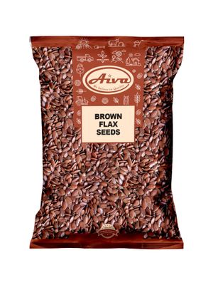 AIVA Flax Seeds 5 lb - Whole Raw Flaxseed for Baking, Smoothies, and Snacks, Bulk Packaging