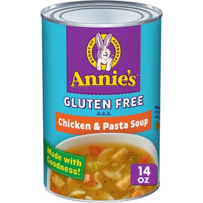 Annies Gluten Free Chicken &amp; Pasta Canned Soup, Ready To Serve, 14 oz.