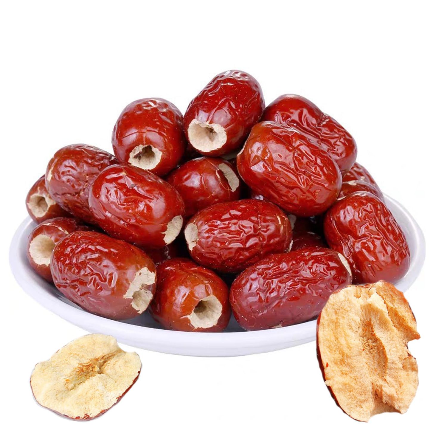 Crispy red dates, crispy red dates, pitted red dates, not fried, but freeze-dried crispy red dates, pitted red date snacks