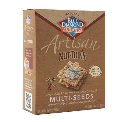 Blue Diamond Nut-Thins Artisan Nut-Thins, Multiseed 4.25 oz (Pack of 2)