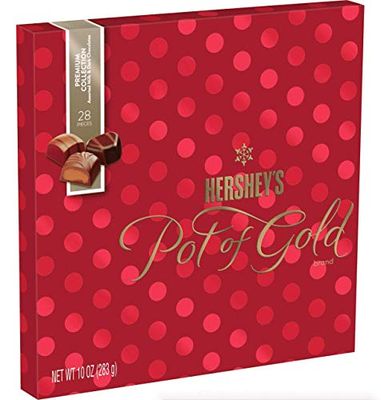 Hershey&#39;s Pot of Gold Premium Collection Chocolates, 10 oz