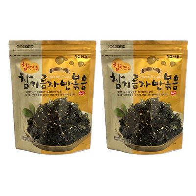 Korean Premium Roasted and Sea Salted Seasoned Seaweed Laver Snack 50g (Pack of 5)