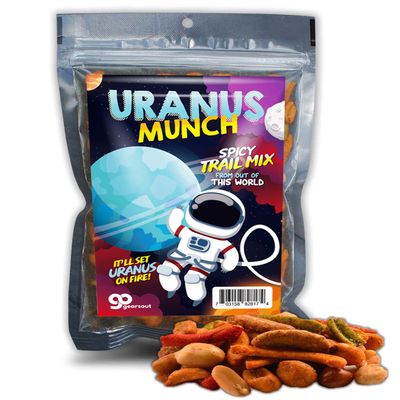 Uranus Munch - Uncle Frank&#39;s Premium Spicy Trail Mix - Edible Gifts for Teens - Spicy Mix - Made in the USA