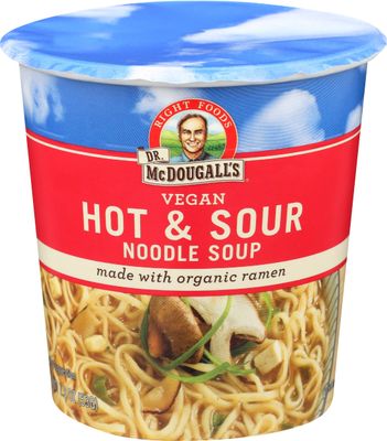 Dr. McDougall&#39;s, Soup, Hot &amp; Sour Cantans, Organic, 1.9 oz