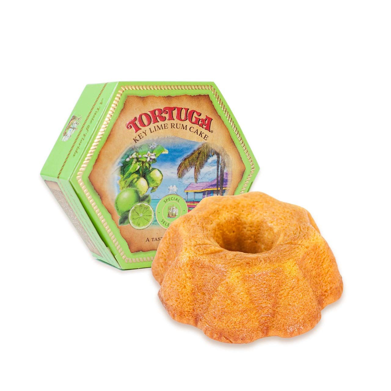 TORTUGA Taste of Florida Key Lime Rum Cake - 16oz The Perfect Premium Gourmet Gift