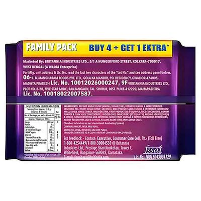 Britannia Treat Naughty Jim Jam Sandwich Biscuits 16.22oz (460g) - Pack of 1 - Breakfast &amp; Tea Time Snacks - Delicious Grocery Cookies