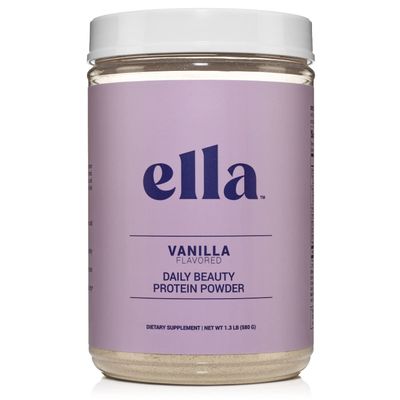 Naked Nutrition Ella Vanilla Collagen Protein Powder for Women - Daily Beauty Protein Powder with Grass-Fed Collagen Peptides - Non-GMO, Gluten-Free, No Artificial Sweeteners - 20 Servings