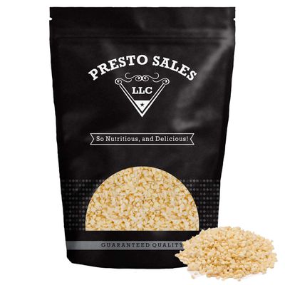 Presto Sales Chopped Almonds Raw, 16 oz  All Natural Blanched Almonds  High Protein, Keto, Non GMO  Packaged in Resealable 1 lb Pouch Bag